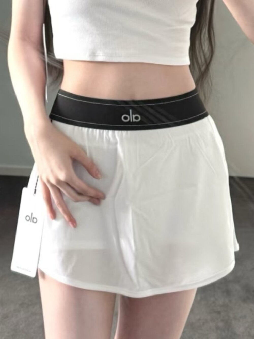 ✨New Alo tennis skirt white 🎾sporty and casual style